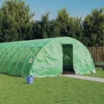 Gew&auml;chshaus Mit Stahlrahmen Gr&uuml;n 30 M2 6x5x2,3 M - Vidaxl