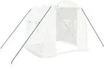 Vidaxl Greenhouse With Steel Frame White 4 M2 2x2x2 M