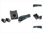 Bosch Gop 12v-28 Professional Akku Multi Cutter Starlock Brushless + 2x Akku 3,0 Ah +