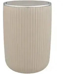 Schwingdeckeleimer Agropoli L Beige, Kosmetikeimer Mit Schwingdeckel, 5,5 L, Beige,
