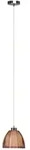 Lampe Relax Pendelleuchte 20cm Bronze/chrom 1x A60, E27, 60w, G.f. Normallampen N.