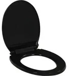 Vidaxl - Toilettensitz Mit Absenkautomatik Und Quick-release Schwarz Schwarz