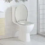Toilettensitz Mit Absenkautomatik Wei&szlig; Oval Vidaxl