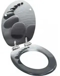 Vidaxl - Toilettensitz Mit Soft-close-deckel Mdf Stein-design