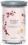 Yankee Candle Signature Pink Cherry & Vanilla Rose Kerze