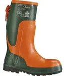Fp - Feldtmann Waldarbeiterstiefel Ulme Kwf Sb Sra Gr. 41 Gr&uuml;n/orange
