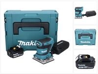 Makita Dbo 482 F1j Akku Schwingschleifer 18 V 112 X 102 Mm + 1x Akku 3,0 Ah + Makpac