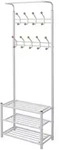 Garderobe Mit Schuhablage 68&times;32&times;182,5 Cm Wei&szlig; Vidaxl