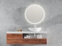 Led Lichtspiegel Bad Wandspiegel Franzi Rund &Oslash; 60cm