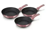3er-set Bratpfannen 20/24/28cm Berlinger Haus Bh-6170 I-rose