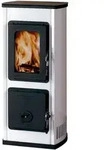 Dauerbrandofen Milanoii 5,5kw H890xb378xt316mm, Schwarz