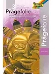 Glorex Pr&auml;gefolie Gold Hartmetall 19 X 30 Cm, 3 Blatt Bastelpapier