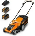 Akku-rasenm&auml;her 24v Max 2x4.0ah Batterie, 37cm 300m2 Mulchen 40l, 22-72mm 6-stufige