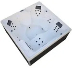 Outdoor Whirlpool Stream Big Pure - 207 X 207 Cm F&uuml;r 5 Personen Ausstattung:...