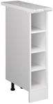 K&uuml;chenregal R-line, Wei&szlig;, 20 Cm , Ap Marmor Vicco