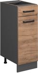 Vicco - K&uuml;chenunterschrank R-line, Goldkraft Eiche, 30 Cm Ohne Arbeitsplatte