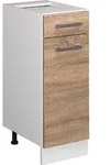 Vicco - K&uuml;chenunterschrank R-line, Sonoma, 30 Cm Ohne Arbeitsplatte