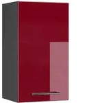 Vicco - K&uuml;chenschr&auml;nke Fame-line, Bordeaux Hochglanz, 40 Cm