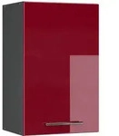 K&uuml;chenschr&auml;nke Fame-line, Bordeaux Hochglanz, 45 Cm, Vicco