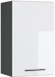 Vicco - K&uuml;chenschr&auml;nke Fame-line, Wei&szlig; Hochglanz, 45 Cm