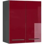 Vicco - K&uuml;chenschr&auml;nke Fame-line, Bordeaux Hochglanz, 60 Cm
