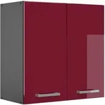 Vicco - H&auml;ngeschrank R-line, Bordeaux Hochglanz, 60 Cm