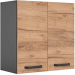 K&uuml;chenoberschrank R-line, Goldkraft Eiche, 60 Cm Vicco