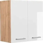 H&auml;ngeschrank R-line, Wei&szlig; Hochglanz, 60 Cm Vicco