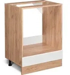 Vicco - Herdumbauschrank R-line, Wei&szlig; Hochglanz, 60 Cm Ohne Arbeitsplatte