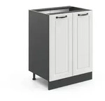 Vicco - K&uuml;chenunterschrank R-line, Wei&szlig; Landhaus, 60 Cm Ohne Arbeitsplatte