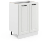K&uuml;chenunterschrank R-line, Wei&szlig; Landhaus, 60 Cm Ohne Arbeitsplatte Vicco