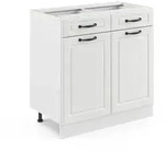 Vicco - K&uuml;chenunterschrank R-line, Wei&szlig; Landhaus, 80 Cm Ohne Arbeitsplatte