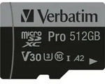Verbatim - Microsd-card Pro, U3, 4k, 512gb