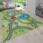 Paco Home - Kinder-teppich F&uuml;r Kinderzimmer, Spiel-teppich Mit Stra&szlig;en-motiv,...