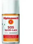 Wei&szlig; Sos Spr&uuml;hlack, Seidenmatt, 150ml - Alpina