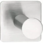 Cintre Tesa Powerbutton Carr&eacute; Inox Fixation Sans Per&ccedil;age, Design Carr&eacute; &Eacute;l&eacute;gant -