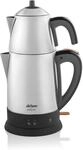 Cayci Lux Inox, Teemaschine, T&uuml;rkische Teekanne 1800w Wasserkocher Edelstahl