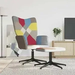 Relaxsessel Mit Hocker Patchwork Stoff Vidaxl