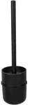 Turbo-loc&reg; Wc-garnitur Carpino Schwarz, Befestigen Ohne Bohren, Schwarz, Polystyrol