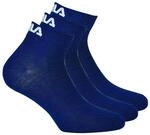 3 Paar Fila Unisex Training Sneakersocken Quarter Socken F9300
