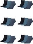 18 Paar Puma Sneaker Invisible Socken Gr. 35 - 49 Unisex f&uuml;r Damen Herren