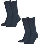 4 Paar TOMMY HILFIGER Classic Socken Gr. 39 - 49 Herren Business Socken