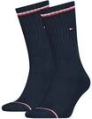 2 Paar TOMMY HILFIGER Herren ICONIC Socken Gr. 39 - 49 Tennis Socken