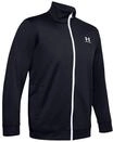 Under Armour Sportstyle Tricot Jacket Full Zip Herren Trainingsjacke 1329293 sch...