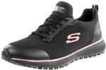 Skechers Womens Work SQUAD SR Arbeitsschuh Berufsschuh Sneaker 77222EC schwarz
