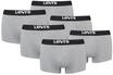 Levi's Solid Basic Herren Boxershorts Unterw&auml;sche aus Bio-Baumwolle im 6er Pack