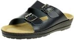 Rohde Damen Neustadt Pantolette Sandale Hausschuhe 1431 Blau