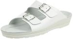 Rohde Damen Neustadt Pantolette Sandale Hausschuhe 1431 Wei&szlig;