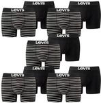 10er Pack Levis Men Vintage Stripe YD B Boxer Brief Boxershorts Unterhose Pant U...