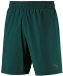 PUMA A.C.E. Woven 9" Shorts Herren Hose gr&uuml;n 517350 02